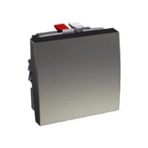Фото Schneider Electric Altira ALB46051 Переключатель одноклавишный (16 А, под рамку, с/у, металлик серебристый