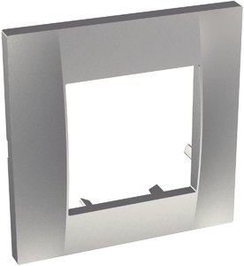 Фото Schneider Electric Altira ALB46650 Рамка 1-постовая (универсальная, металлик)