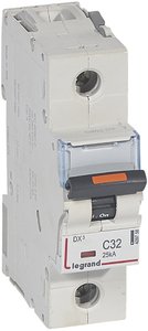 Фото Legrand DX3 409758 Автоматический выключатель однополюсный 32А (25 кА, C)