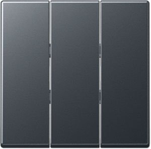 Фото Jung A500 A593BFANM Клавиша тройная (матовый антрацит)