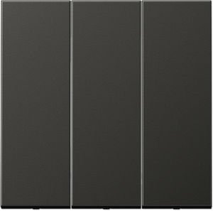 Фото Jung LS metal AL993AN Клавиша тройная (антрацит)