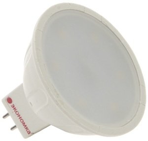 Фото Экономка Eco_LED5wJCDRC30_fr Лампа светодиодная JCDR софит 5Вт 400Лм 230В 3000К GU5.3