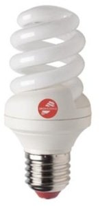 Фото Экономка Mini LKsmT2SPC9wE2742eco Лампа люминесцентная SPC T2 спираль 9Вт 470Лм 4000К E27