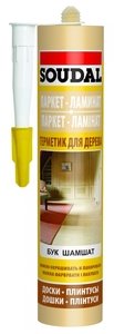 Фото Soudal Паркетный герметик 119645 Герметик акриловый для паркета (сосна, 280 мл)