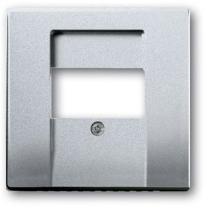 Фото ABB Future Linear 2CKA001710A3659 Крышка для информационной розетки (USB/VGA/HDMI, серебристо-алюминиевая)