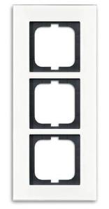 Фото ABB carat 2CKA001754A4444 Рамка 3-я (стекло белое)