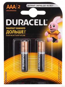 Фото Duracell Basic LR03-2BL Батарейки AAA LR03 1.5В (2 шт.)