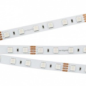 Фото Arlight RT 2-5000 RGB 2x 010367(B) Светодиодная лента 24В (5060, IP33, 300 LED, LUX, 5 м)
