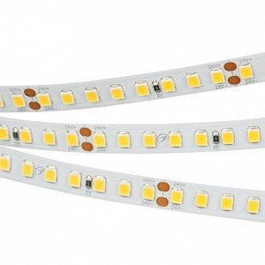 Фото Arlight RT 2-5000 White5500 2x 024535 Светодиодная лента 24В (2835, IP33, 160 LED/m, LUX, 5 м)