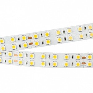 Фото Arlight RT 2-5000 White6000 2x2 025277 Светодиодная лента 24В (5060, IP33, 720 LED, LUX, 5 м)