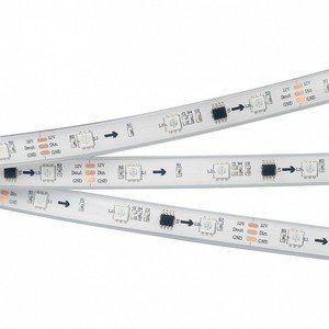 Фото Arlight SPI 2-5000GR RGB 026371 Светодиодная лента 12В (5060, IP67, 150 LED, 5 м)