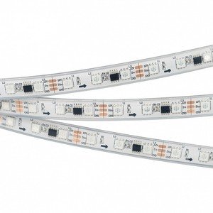 Фото Arlight SPI 2-5000GR RGB 2x 026155 Светодиодная лента 12В (5060, IP67, 300 LED, 5 м)