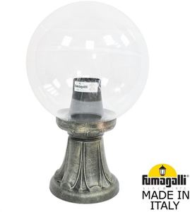 Фото Fumagalli Minilot/G250 G25.111.000.BXE27 Светильник наземный на низкой ножке 390 мм (корпус античная бронза, плафон прозрачный)