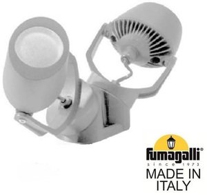 Фото Fumagalli Minitommy 2L 3M1.000.000.LXU2L Наземный светильник с 2 лампами 136 мм (корпус серый, плафон матовый)