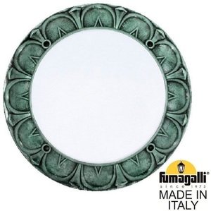 Фото Fumagalli Rita 1T3.000.000.VYE27 Светильник-бра уличный 355 мм (корпус античная медь, плафон матовый)