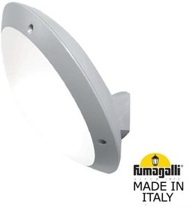 Фото Fumagalli Remi/Lucia 1R3.602.000.LYE27 Светильник настенный наклонный уличный 255 мм (корпус серый, плафон матовый)