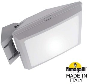 Фото Fumagalli Giova/Guizeppe 4P2.702.000.LYE28 Светильник-бра уличный 340 мм (корпус серый, плафон матовый)