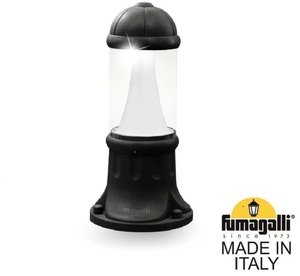 Фото Fumagalli Sauro 500 D15.553.000.AXD1L Светильник наземный на низкой ножке 500 мм (корпус черный, плафон прозрачный)