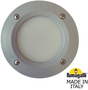 Фото Fumagalli Leti 100 Round 2C1.000.000.LYG1L Подсветка ступеней (корпус серый, плафон матовый)
