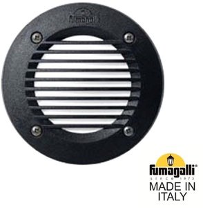 Фото Fumagalli Leti 100 Round-Gr 2C2.000.000.AYG1L Подсветка ступеней (корпус черный, плафон матовый)