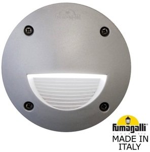 Фото Fumagalli Leti 100 Round-St 2C4.000.000.LYG1L Подсветка ступеней (корпус серый, плафон матовый)