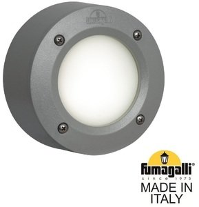 Фото Fumagalli Extraleti 100 Round 2S1.000.000.LYG1L Подсветка ступеней (корпус серый, плафон матовый)