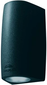 Фото Fumagalli Marta 90-2L 2A4.000.000.AXF2L Светильник уличный настенный c 2 лампами 170 мм (корпус черный, плафон матовый)