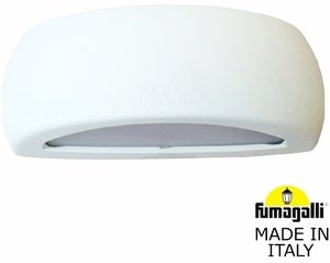 Фото Fumagalli Francy 1A1.000.000.WYF1R Светильник уличный настенный 130 мм (корпус белый, плафон матовый)