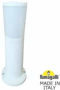 Фото Fumagalli Amelia 400 DR2.574.000.WYF1R Столбик освещения садовый 400 мм (корпус белый, плафон молочный)