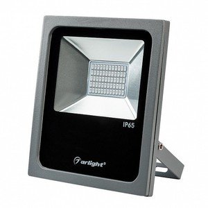 Фото Arlight 024174 Светодиодный прожектор AR-FLAT-30W-220V Green (серый, 120 deg)