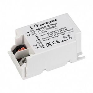 Фото Arlight ARJ-LE50500A Блок питания (25W, 500mA, PFC)