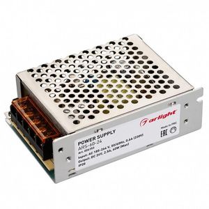 Фото Arlight ARS-60-24 Блок питания (24V, 2.5A, 60W)