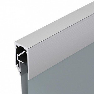 Фото Arlight ALM-GLASS-6-2000 ANOD 026695 Профиль 2000x16.7x32.5 мм