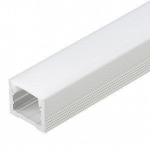Фото Arlight SL-SLIM-H13M-2500 ANOD+OPAL 025869 Профиль с экраном 2500x13x16 мм