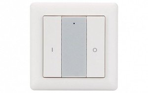 Фото Arlight 021458 Панель одноклавишная Knob SR-2853K2-RF-UP White (3V, 1 зона)