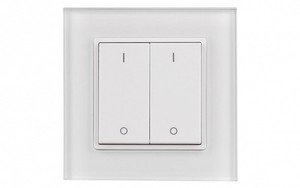 Фото Arlight 017191 Панель Knob SR-2801K2-RF-UP White (3V, DIM,2 зоны)