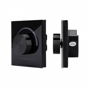 Фото Arlight 020096 Панель роторная Rotary SR-2202-IN Black (12-24V, DMX, DIM)