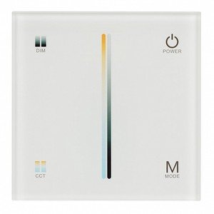 Фото Arlight 025167 Панель сенсорная Sens SMART-P21-MIX White (12-24V, 2.4G)