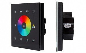 Фото Arlight 018611 Панель сенсорная Sens SR-2811-IN Black (12-24V, RGBW, DMX)