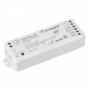 Фото Arlight 023821 Контроллер SMART-K13-SYNC (12-24V, 4x3A, 2.4G)