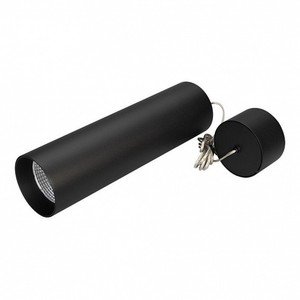 Фото Arlight 027416 Светильник светодиодный SP-POLO-HANG-LONG300-R85-15W White5000 (черный, вставка черная)
