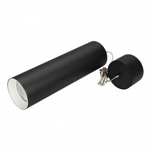 Фото Arlight 027417 Светильник светодиодный SP-POLO-HANG-LONG300-R85-15W White5000 (черный, вставка белая)
