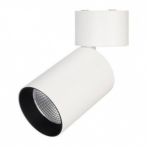 Фото Arlight 027545 Светильник светодиодный SP-POLO-SURFACE-FLAP-R85-15W Day4000 (белый, вставка черная)
