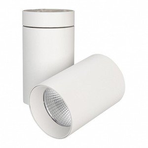 Фото Arlight 027570 Светильник светодиодный SP-POLO-SURFACE-TURN-R85-15W Warm3000 (белый, вставка белая)