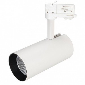 Фото Arlight 027461 Светильник светодиодный SP-POLO-TRACK-LEG-R85-15W White5000 (белый, вставка черная)