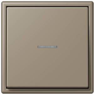 Фото Jung Le Corbusier LC990KO532141 Клавиша одиночная с окошком (ombre naturelle moyenne)