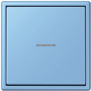 Фото Jung Le Corbusier LC990KO54320N Клавиша одиночная с окошком (bleu céruléen 59)
