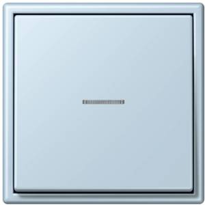 Фото Jung Le Corbusier LC990KO532022 Клавиша одиночная с окошком (outremer clair)