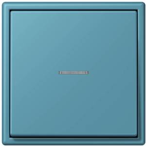 Фото Jung Le Corbusier LC990KO532031 Клавиша одиночная с окошком (céruléen vif)