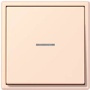 Фото Jung Le Corbusier LC990KO532082 Клавиша одиночная с окошком (orange pâle)